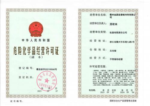 Certificate of honor